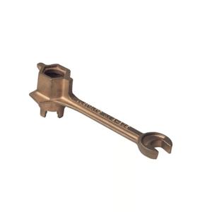JUSTRITE 08805 Drum Bung Wrench, 11 Inch Length, Brass Alloy | CD8CCJ JDR08805BS, 8805