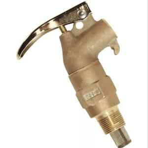 JUSTRITE 08910 Safety Drum Faucet, Brass, Adjustable | AD2TVA JDR08910BS, 8910