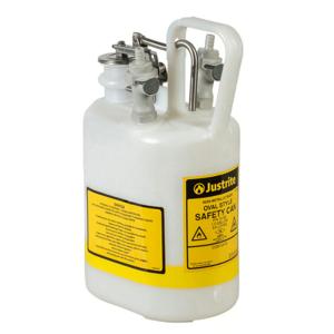 JUSTRITE 12160 HPLC Safety Disposal Can, 1 Gallon, Edpm | AB4LFK JCN12160WH