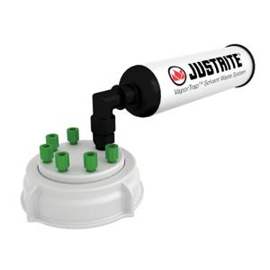 JUSTRITE 12830 Cap With Filter, 70 mm, 6 Ports, 1/16 Inch Outer Dia. | CD8DKJ
