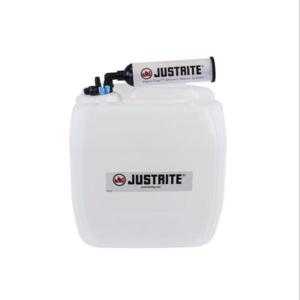 JUSTRITE 12842 Ballonflasche mit Filter, HDPE, 13.5 l, 70-Kappe, 7 Anschlüsse | CD8DKX