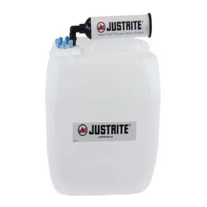 JUSTRITE 12838 Carboy With Filter, Hdpe, 13.5L, 70 Cap, 6 x 1/8 Inch Size | CD8DKT