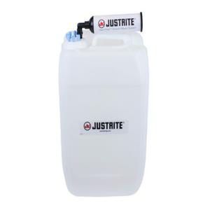 JUSTRITE 12839 Carboy With Filter, Hdpe, 20L, 70 Cap, 6 x 1/8 Inch Size | CD8DKU