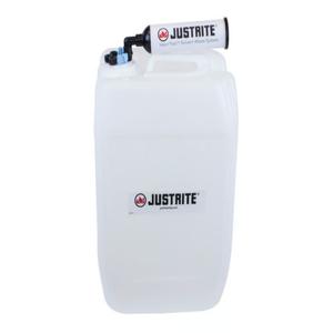 JUSTRITE 12843 Carboy With Filter, Hdpe, 20L, 70 Cap, 7 Port | CD8DKY