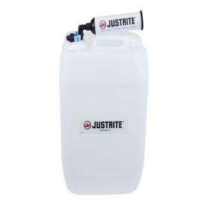 JUSTRITE 12845 Carboy With Filter, Hdpe, 20L, 70 Cap, 8 Port | CD8DLA