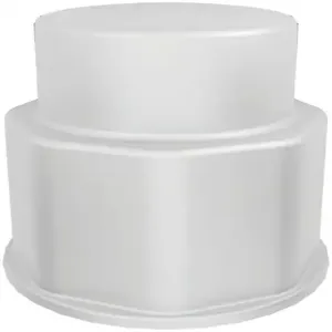 JUSTRITE 12901 Spigot, 1 1/8 Inch Thread Dia., Pack Of 2 | CD8DNJ