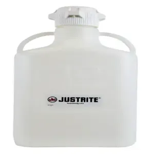 JUSTRITE 12909 Carboy, Hdpe, 10L, 83 mm Cap | CD8DNT