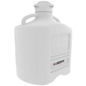 JUSTRITE 12913 Carboy, Hdpe, 75L, 120 mm Cap | CD8DNX