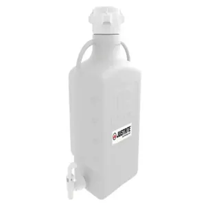 JUSTRITE 12915 Carboy With Spigot, Hdpe, 10L, 83 mm Cap | CD8DNZ