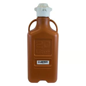 JUSTRITE 12922 Carboy, Hdpe, 20L, 120 Cap, Amber | CD8DPG