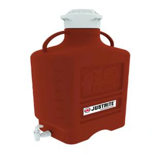 JUSTRITE 12927 Carboy, Hdpe, 40L, 120 mm Cap, Amber | CD8DPM