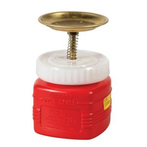JUSTRITE 14018 Plunger Dispensing Can, 1 Quart, Polyethylene, Red | AE7VPU JUT14018Z0, 14018Z