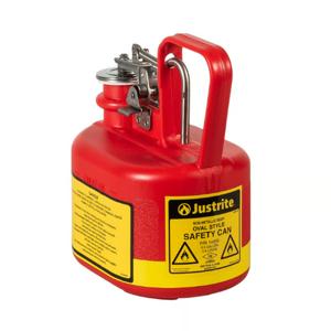 JUSTRITE 14065 Safety Can, Flame Arrester, Stainless Steel HardwareType I, 1/2 Gallon, Red | AD2DVB JCN14065Z0, 14065Z