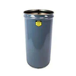 JUSTRITE 26001 Waste Receptacle, Metal, 20-1/4 Inch Height, Gray | AA6QVM 14N860