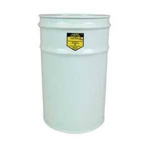 JUSTRITE 26001W Waste Receptacle, Safety Drum Can only, 12 Gallon, White | CD8CET