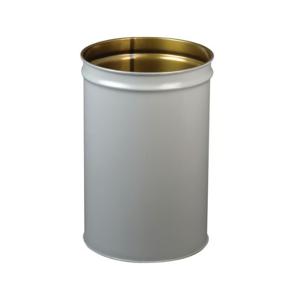JUSTRITE 26005 Waste Receptacle, Metal, 25 Inch Height, Gray | AA6QVN 14N861