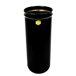 JUSTRITE 26005K Waste Receptacle, Safety Drum Can only, Metal, 25 Inch Height, Black | AA6QVP 14N862