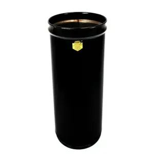 JUSTRITE 26014K Waste Receptacle, Safety Drum Can only, Metal, 29 Inch Height, Black | AA6QVR 14N864