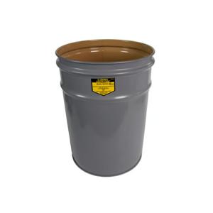 JUSTRITE 26040 Waste Receptacle, 4-1/2 Gallon, Metal, Gray | AA6QVU 14N866