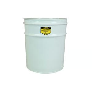 JUSTRITE 26040W Abfallbehälter, nur Sicherheitsfass, 4-1/2 Gallonen, Metall, Weiß | AA6QVW 14N868
