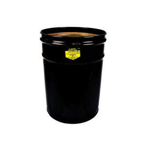 JUSTRITE 26050K Waste Receptacle, Safety Drum Can only, 6 Gallon, Metal, 15-3/4 Inch Height, Black | AA6QVY 14N870