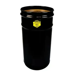 JUSTRITE 26050K Waste Receptacle, Safety Drum Can only, 6 Gallon, Metal, 15-3/4 Inch Height, Black | AA6QVY 14N870