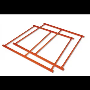 JUSTRITE 26468 Frame Kit, 4 x 8 Feet Size, Metal, Pack Of 2 | CH6GEY