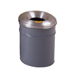 JUSTRITE 26606G Waste Receptacle, Safety Drum Can With Aluminum Head, 6 Gallon | CD8CEU