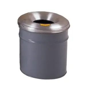 JUSTRITE 26606G Waste Receptacle, Safety Drum Can With Aluminum Head, 6 Gallon | CD8CEU