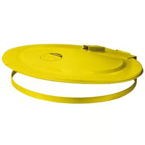 JUSTRITE 26751 Drum Cover, 55 Gallon, Yellow | CD8CEZ JCN26751YL