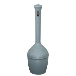 JUSTRITE 268501 Cigarette Receptacle, Cool Gray, 4 Gallon, Plastic | AC9XGX JSM2685010