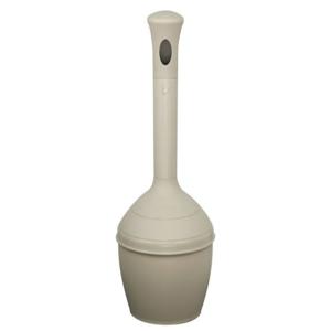 JUSTRITE 268502 Cigarette Receptacle, Sierra Tan, Stainless Steel, 4 Gallon | AC9XGY JSM2685020