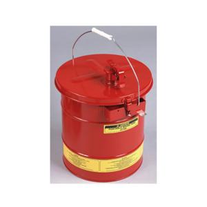 JUSTRITE 27705 Mixing Tank, Portable, 5 Gallon, Flame Arrester, Self-Close Spout, Red | AE2EGN 4WV58