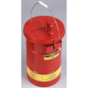 JUSTRITE 27705 Mixing Tank, Portable, 5 Gallon, Flame Arrester, Self-Close Spout, Red | AE2EGN 4WV58