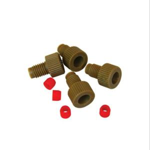 JUSTRITE 28175 Tube Fitting, 1/8 Inch OD Tubing, Pack Of 4 | CH6FZG