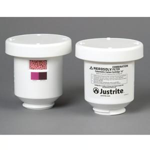 JUSTRITE 28223 Replacement Colormetric Carbon Filter Cartridge, Pack Of 2 | AC3EUA JEN2822300