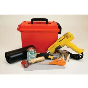 JUSTRITE 28328 Modified PVC Coated Berm Repair Kit With Heat Gun | CH6GFN