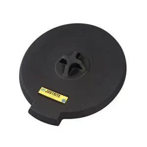 JUSTRITE 28682 Drum Funnel Cover, Black | AE4MGK JEN28682BL