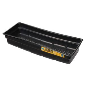 JUSTRITE 28715 Spill Tray, 5-1/2 Inch Height x 46 Inch Length x 16 Inch Width | AA4ZWJ JEN28715BL