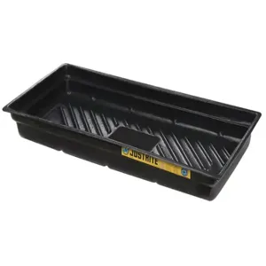 JUSTRITE 28716 Spill Tray, 5-1/2 Inch Height x 38 Inch Length x 26 Inch Width | AA4ZWK JEN28716BL