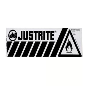 JUSTRITE 29005 Safety Band Label, 3-1/2 Inch Height x 12 Inch Width | AA4ZWW 13M425