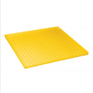 JUSTRITE 29052 Shelf Tray, 22 Gallon, Yellow | CH6GHH