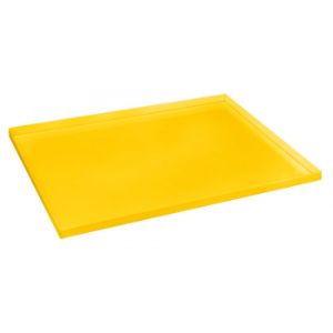 JUSTRITE 29058 Sump Shelf Tray, Polyethylene, 90 Gallon, Yellow | CH6GHN