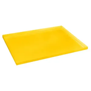 JUSTRITE 29058 Sump Shelf Tray, Polyethylene, 90 Gallon, Yellow | CH6GHN