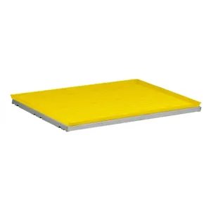 JUSTRITE 29061 Shelf With Tray, Safety Cabinet, Yellow, 22 Gallon | CH6FZL