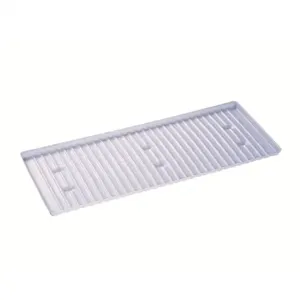 JUSTRITE 29907 Tray/Sump Combination for Shelf, 18.5 x 29 Inch Size, Plastic | CD8CKG JCB29907WH