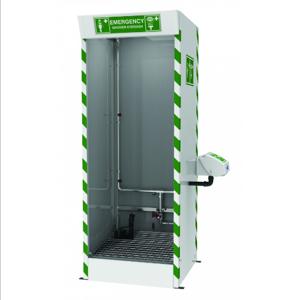 JUSTRITE SD31K45G Emergency Cubicle Shower, Multi Nozzle Body Wash, Eye And Face Wash | CH6GBH