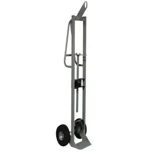 JUSTRITE 35016 Gas Cylinder Hand Truck With Hoist Ring, 1 Cylinder, 10.5 Inch Pneumatic Wheels | CD8DCP