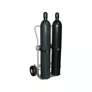JUSTRITE 35028 Gasflaschen-Handkarre, 2 Zylinder, 10.5-Zoll-Lufträder | CD8DCW