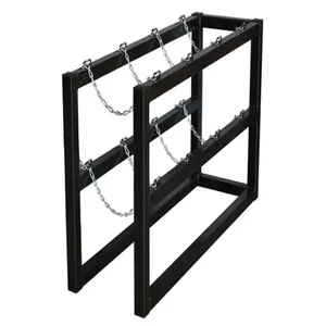 JUSTRITE 35096 Gas Cylinder Storage Rack, 1 x 4 Feet Size | CD8DDR